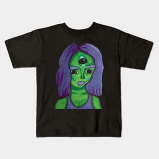 Alien woman Kids T-Shirt